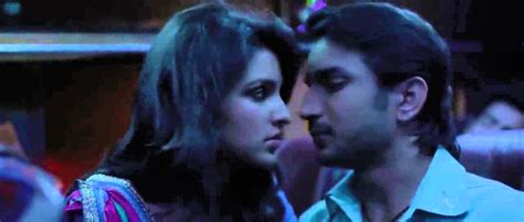 parineeti chopra hot kiss|Sushant Singh Rajput & Parineeti Chopra HOT KISS in .